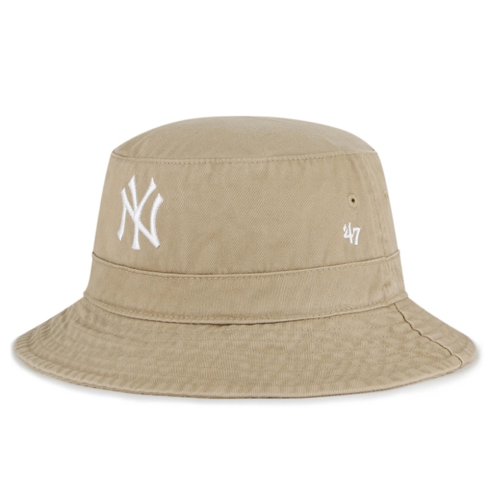 New York Yankees ’47 Brand Bucket Hat – Khaki